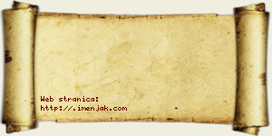 Anđela Bošnjaković vizit kartica